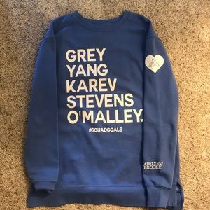 Grey’s Anatomy crew neck sweatshirt